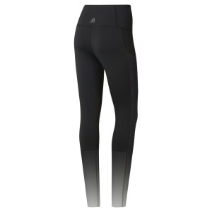 Legginsy Damskie Reebok Yoga Ombre Czarne PL 04AYJEI